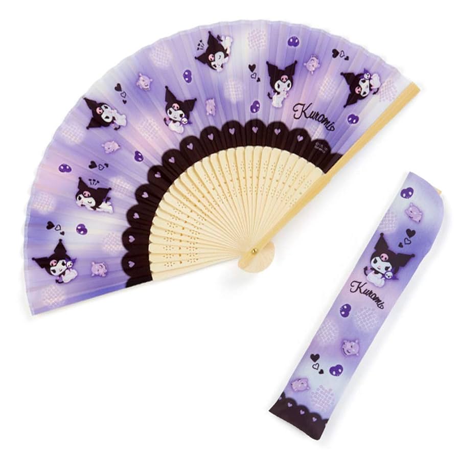 Amazon.co.jp: サンリオ(SANRIO) クロミ ケース付き扇子(ハート